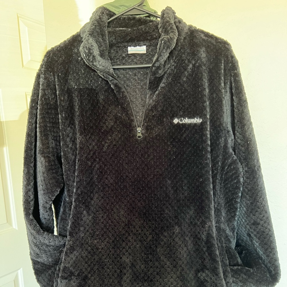 Columbia Fire Side 1/4 Zip Furry Teddy Fleece Pullover Extra Large x 2 - xxl